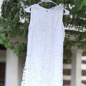 She & Sky White Lace Dress